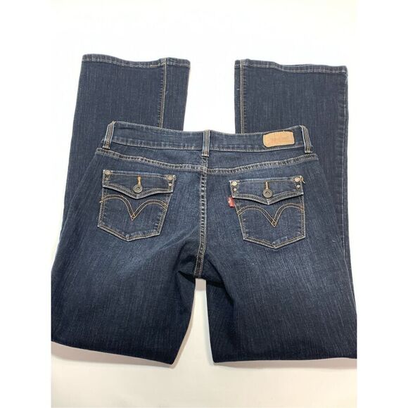 Levi's Women's Five Pocket Style Denim 526 Slender Boot Jeans Blue Size 8 - Picture 8 of 9